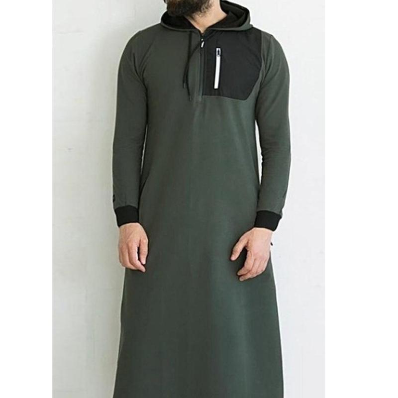 Ethnic Clothing Islam Muslim Fashion Clothes For Men Modern Men's Caftan Robes Zipper Hooded Streetwear Jubba Thobe Loose Casual
Ethnic Clothing Islam Muslim Fashion Clothes For Men Modern Men's Caftan Robes Zipper Hooded Streetwear Jubba Thobe Loose Casual