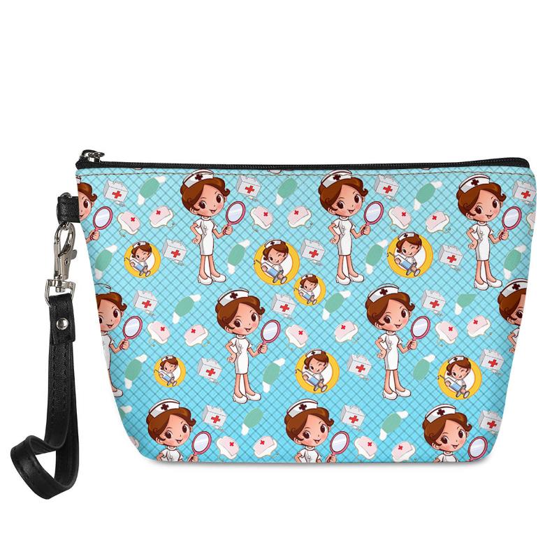 Girls Outdoor Storager Cute Nursing Pattern Lady Portable PU Leather Comestic Case Beauty Toiletry Pouch For Femme Cosmetic Bags & Cases
Girls Outdoor Storager Cute Nursing Pattern Lady Portable PU Leather Comestic Case Beauty Toiletry Pouch For Femme Cosmetic Bags & Cases
