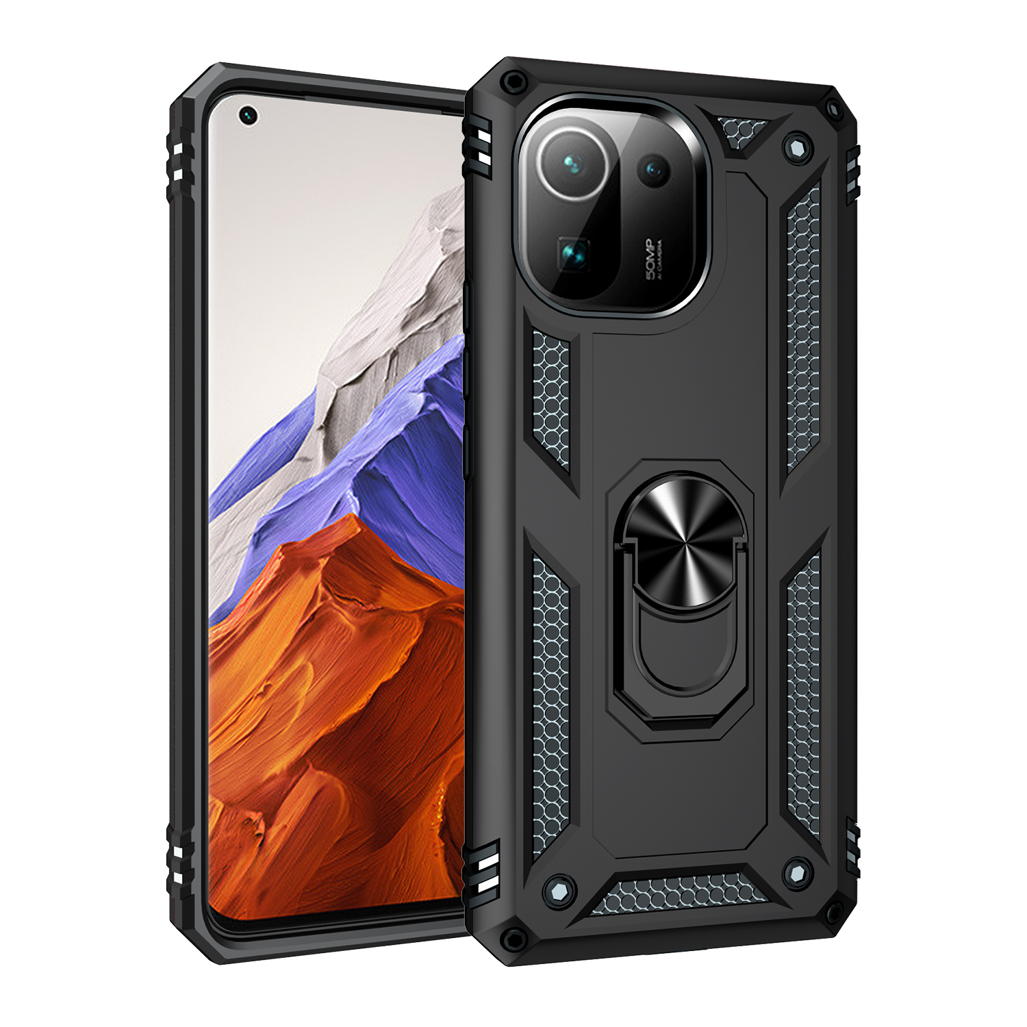 Shockproof Phone Cases For Xiaomi Mi 11 11X Pro 10T 11Pro 10Pro Magnetic Ring Case On Redmi Note 10 10s 5G 9Pro 9s 9 9T 8Pro 8 8T, Black
Shockproof Phone Cases For Xiaomi Mi 11 11X Pro 10T 11Pro 10Pro Magnetic Ring Case On Redmi Note 10 10s 5G 9Pro 9s 9 9T 8Pro 8 8T, Black