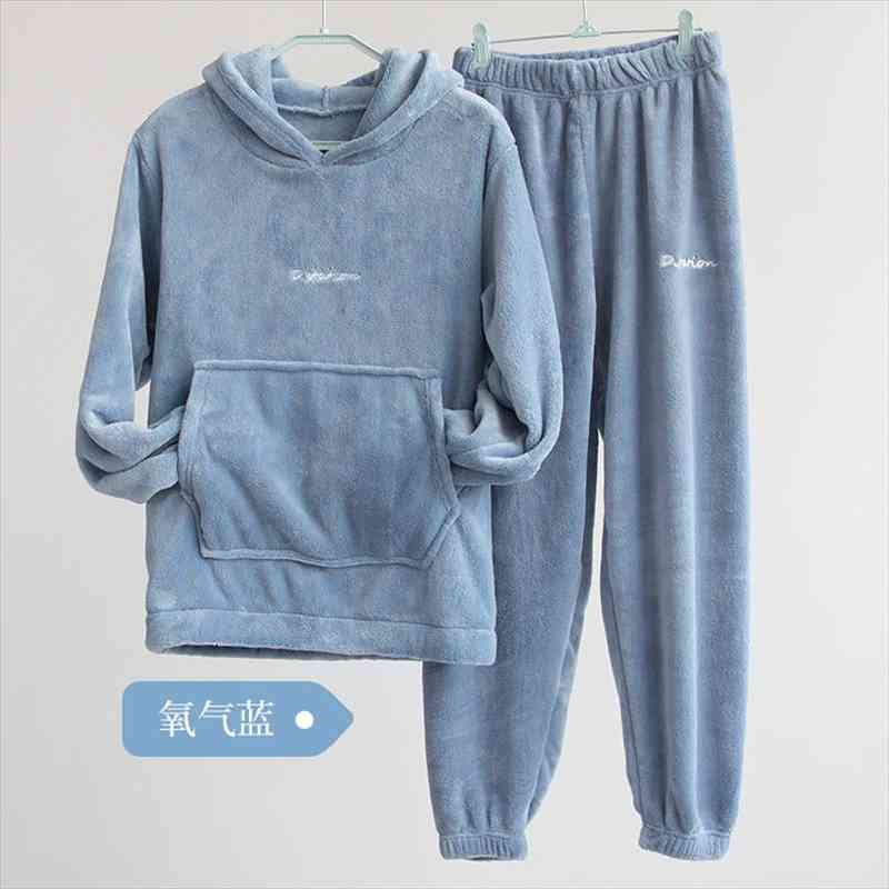 Winter Flannel Pajama Set Womens Fleece Pajamas Sleepwear Home Clothing Thick Warm Coral Velvet Female Nightgown Suit Pajama, Black;red
Winter Flannel Pajama Set Womens Fleece Pajamas Sleepwear Home Clothing Thick Warm Coral Velvet Female Nightgown Suit Pajama, Black;red