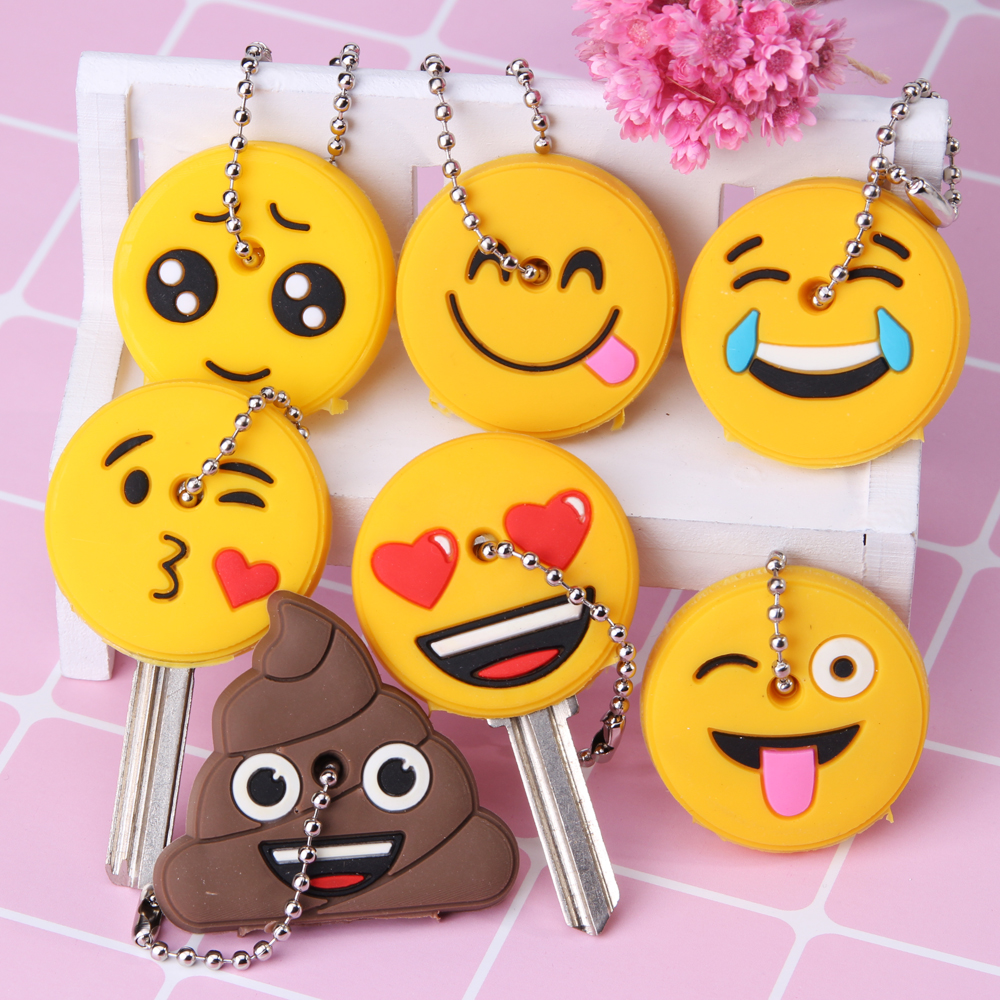 Emoticons Smile Key Cover Cap Silicone Cute Cartoon Head Amusing Yellow Face Stool Keychain Women Porte Clef, Slivery;golden
Emoticons Smile Key Cover Cap Silicone Cute Cartoon Head Amusing Yellow Face Stool Keychain Women Porte Clef, Slivery;golden
