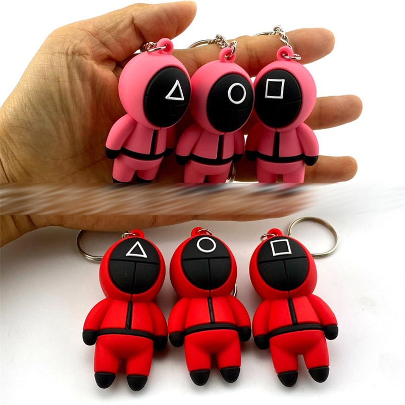 50%off Popular Squid Game Keyring toy Festives Soldier Triangle Series Keychain Mini 3D Doll Figurine Festival Ornament Car Backpack Pendant L1002 50pcs
50%off Popular Squid Game Keyring toy Festives Soldier Triangle Series Keychain Mini 3D Doll Figurine Festival Ornament Car Backpack Pendant L1002 50pcs