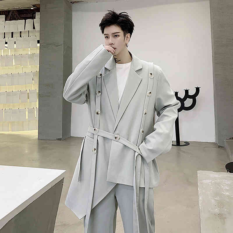 IEFB /men's wear spring summre fashion Personality Bandage Asymmetry Design Suit + suit pant two pieces set 9Y1192 210524, Only pants beige
IEFB /men's wear spring summre fashion Personality Bandage Asymmetry Design Suit + suit pant two pieces set 9Y1192 210524, Only pants beige