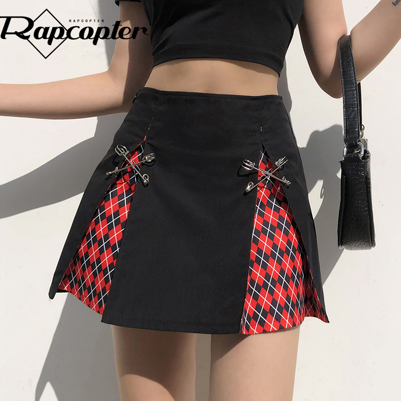 Rapcopter Printed Y2K Skirts High Waist Pleated Skirts Retro Women Skirts Autumn New Red Cute Skirt 2021 New Mini Bottom, As picture
Rapcopter Printed Y2K Skirts High Waist Pleated Skirts Retro Women Skirts Autumn New Red Cute Skirt 2021 New Mini Bottom, As picture