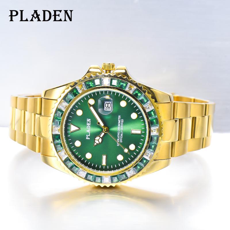 Wristwatches PLADEN Top Brand Quartz Watches For Men Luxury Sapphire Glass Automatic Date Watch Stainless Steel Waterproof 30M Reloj Hombre, V327-g-blue-ru
Wristwatches PLADEN Top Brand Quartz Watches For Men Luxury Sapphire Glass Automatic Date Watch Stainless Steel Waterproof 30M Reloj Hombre, V327-g-blue-ru