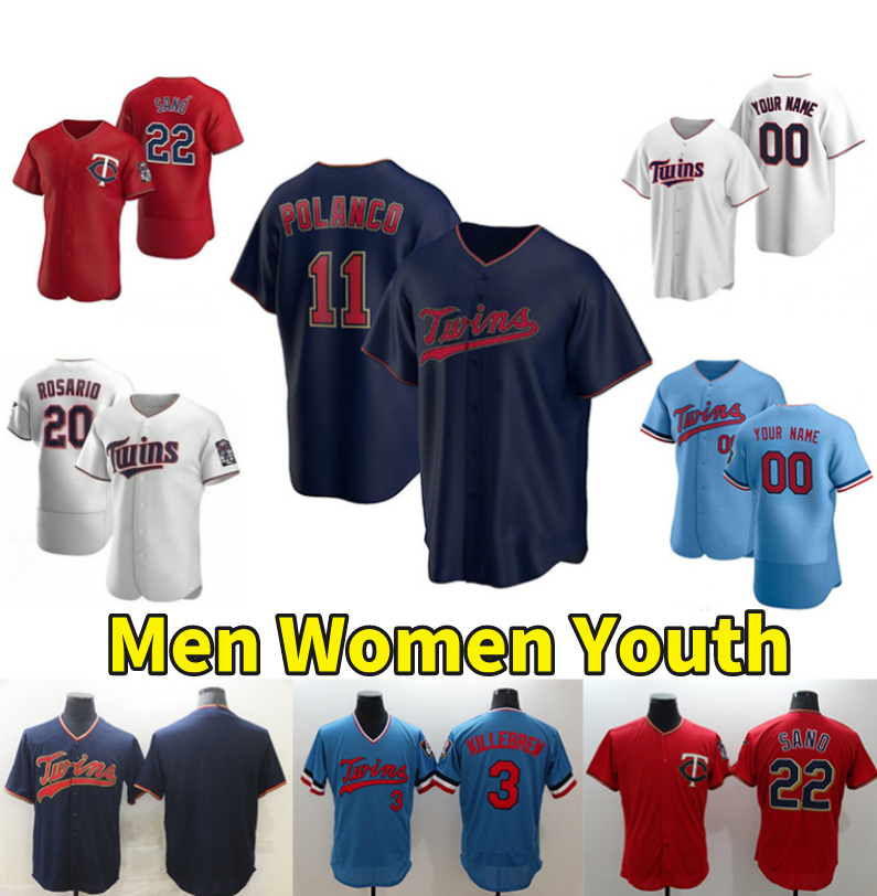 Minnesota 11 Jorge Polanco Twins Jerseys 22 Miguel Sanó 20 Josh Donaldson 25 Byron Buxton 26 Max Kepler 35 Michael Pineda Baseball Jersey Cu, Blue;black
Minnesota 11 Jorge Polanco Twins Jerseys 22 Miguel Sanó 20 Josh Donaldson 25 Byron Buxton 26 Max Kepler 35 Michael Pineda Baseball Jersey Cu, Blue;black