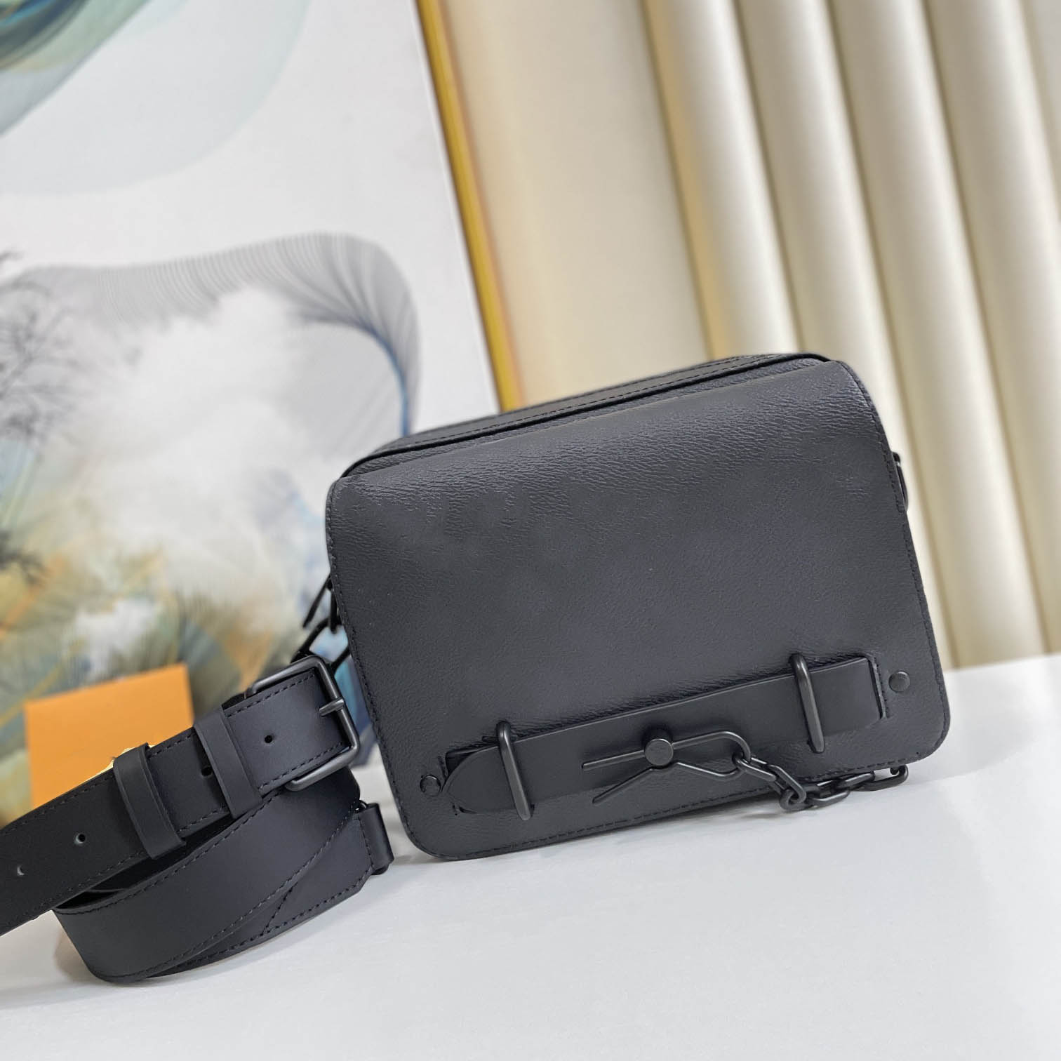 Designer Messenger Bag Handbag STEAMER 5A Top Quality Classic Flap with Letters Printed Crossbody Shoulder Bags, Black
Designer Messenger Bag Handbag STEAMER 5A Top Quality Classic Flap with Letters Printed Crossbody Shoulder Bags, Black