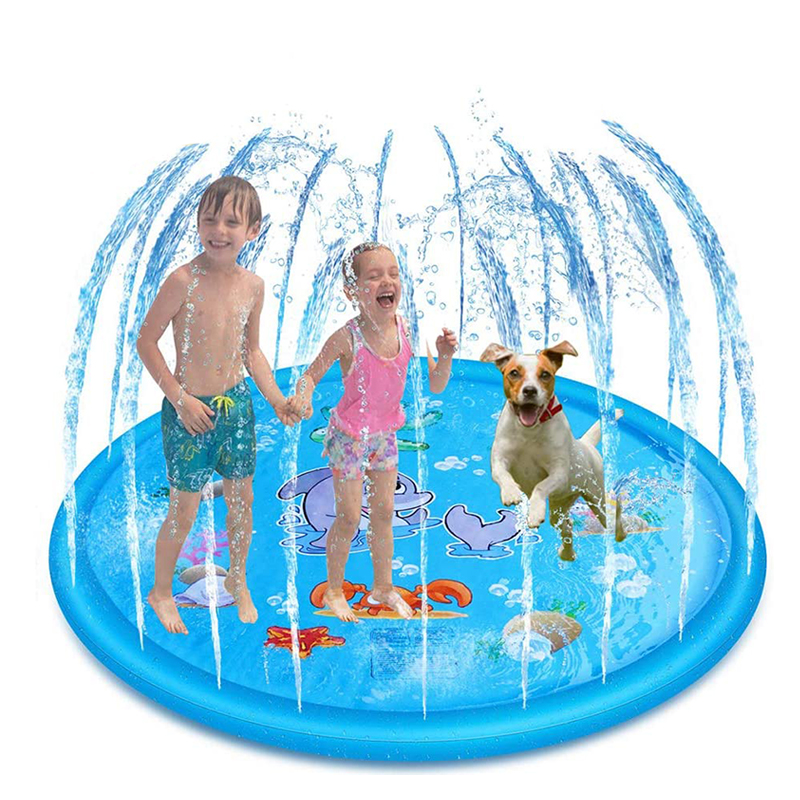 100cm Pet Pay Water Spray Spash Mat Infatabe Sprinker Cushion Pads Outdoor Garden Fountain Toy Tub Swiming Poo for Kid Dog, Blue
100cm Pet Pay Water Spray Spash Mat Infatabe Sprinker Cushion Pads Outdoor Garden Fountain Toy Tub Swiming Poo for Kid Dog, Blue