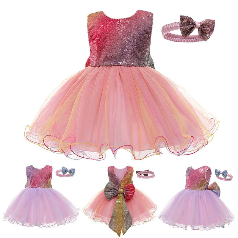 Girl's Dresses 2021 Summer Baby Girls Princess Dress Vestido De Princesa Kids Color Sequins Bow Tulle Birthday Party Wedding, Pink
Girl's Dresses 2021 Summer Baby Girls Princess Dress Vestido De Princesa Kids Color Sequins Bow Tulle Birthday Party Wedding, Pink