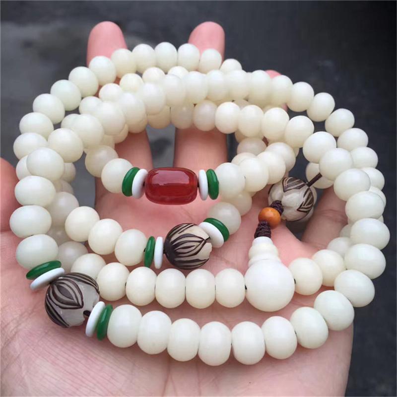 Beaded, Strands Original Design Natural White Bodhi Root 108 Mala Bracelet Milky No Optimization Beads Yoga, Black
Beaded, Strands Original Design Natural White Bodhi Root 108 Mala Bracelet Milky No Optimization Beads Yoga, Black