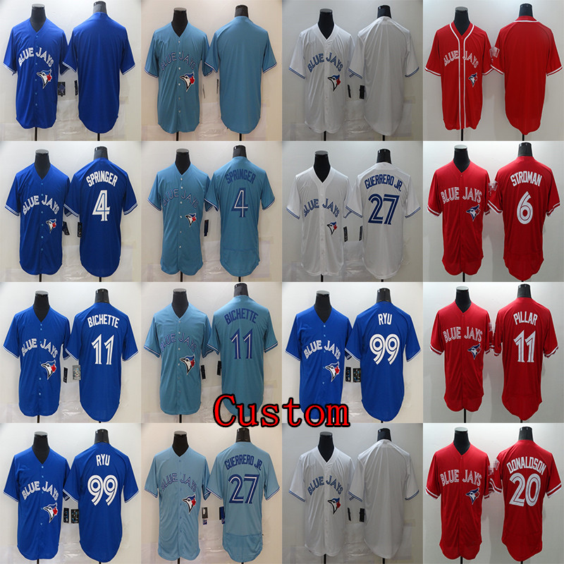 Jays Jerseys 4 George Springer Toronto Personnalisé 27 Vladimir Guerrero Jr. Blue Cavan Biggio Joe Carter Bo Bichette Alomar Baseball, Red
Jays Jerseys 4 George Springer Toronto Personnalisé 27 Vladimir Guerrero Jr. Blue Cavan Biggio Joe Carter Bo Bichette Alomar Baseball, Red