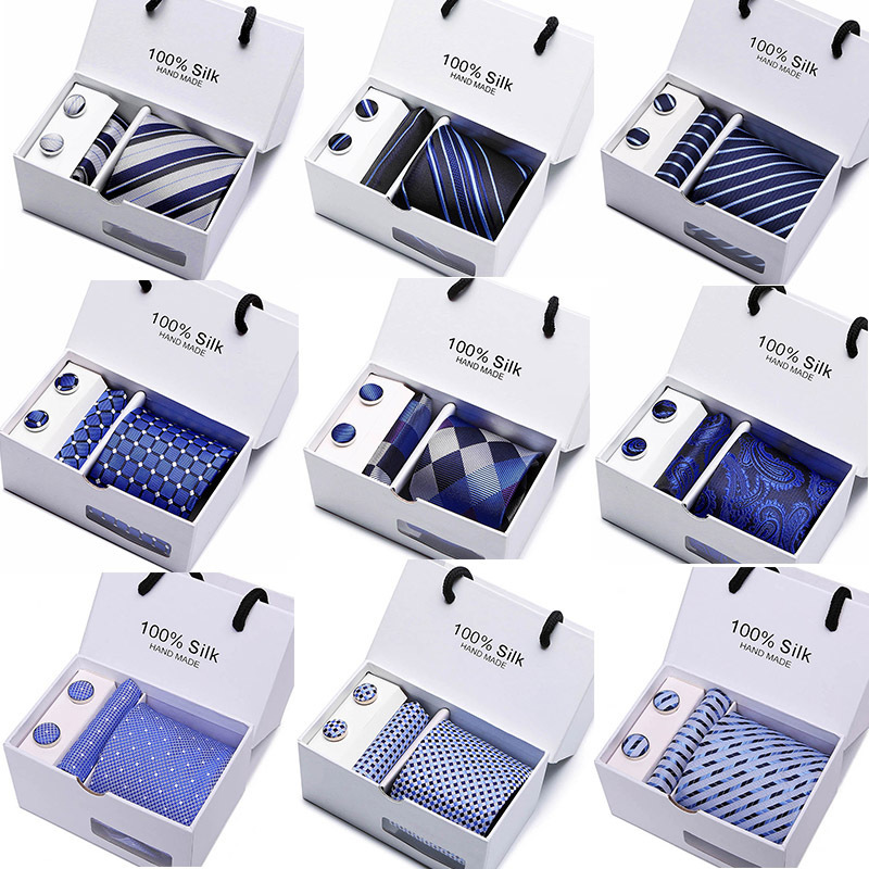 2021 men's tie gift box of various colors 5-piece suit group tie business dress wedding tie
2021 men's tie gift box of various colors 5-piece suit group tie business dress wedding tie
