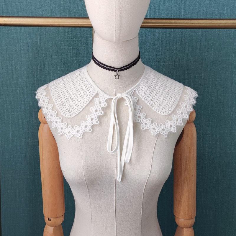 Bow Ties Female Embrodiery Fake Collar For Women Lapel Shawl Shoulder Wrap Detachable Collars Removable False Faux Col, Black;gray
Bow Ties Female Embrodiery Fake Collar For Women Lapel Shawl Shoulder Wrap Detachable Collars Removable False Faux Col, Black;gray