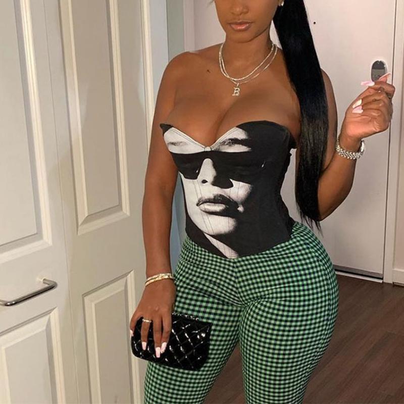 Women's Tanks & Camis Black Deep V-Neck Slim Tank Top Women Summer Sleeveless Corset Tops Star Character Print Contrast Color, White
Women's Tanks & Camis Black Deep V-Neck Slim Tank Top Women Summer Sleeveless Corset Tops Star Character Print Contrast Color, White