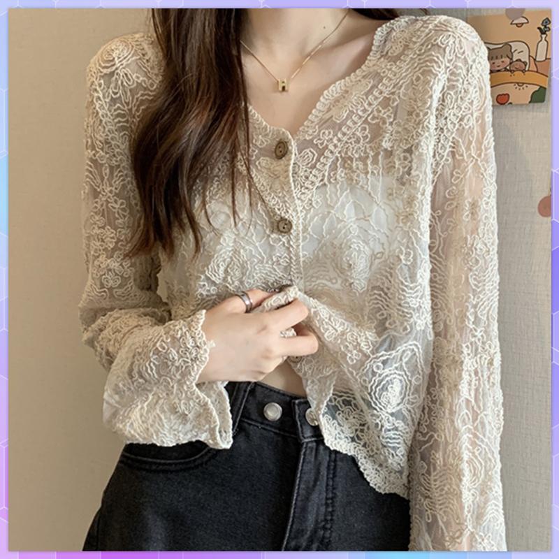 Women's Swimwear Summer Lace Croche Women Sexy Crochet Bikini Cover Up Floral Cardigan V-Neck Long Sleeve Bathing Beach, 1pc white
Women's Swimwear Summer Lace Croche Women Sexy Crochet Bikini Cover Up Floral Cardigan V-Neck Long Sleeve Bathing Beach, 1pc white