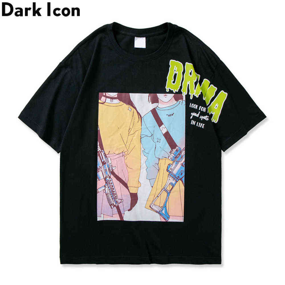 Cartoon Printed T-shirt Men Women Summer Short Sleeved Men's Tshirts Harajuku Tee 210603, White
Cartoon Printed T-shirt Men Women Summer Short Sleeved Men's Tshirts Harajuku Tee 210603, White