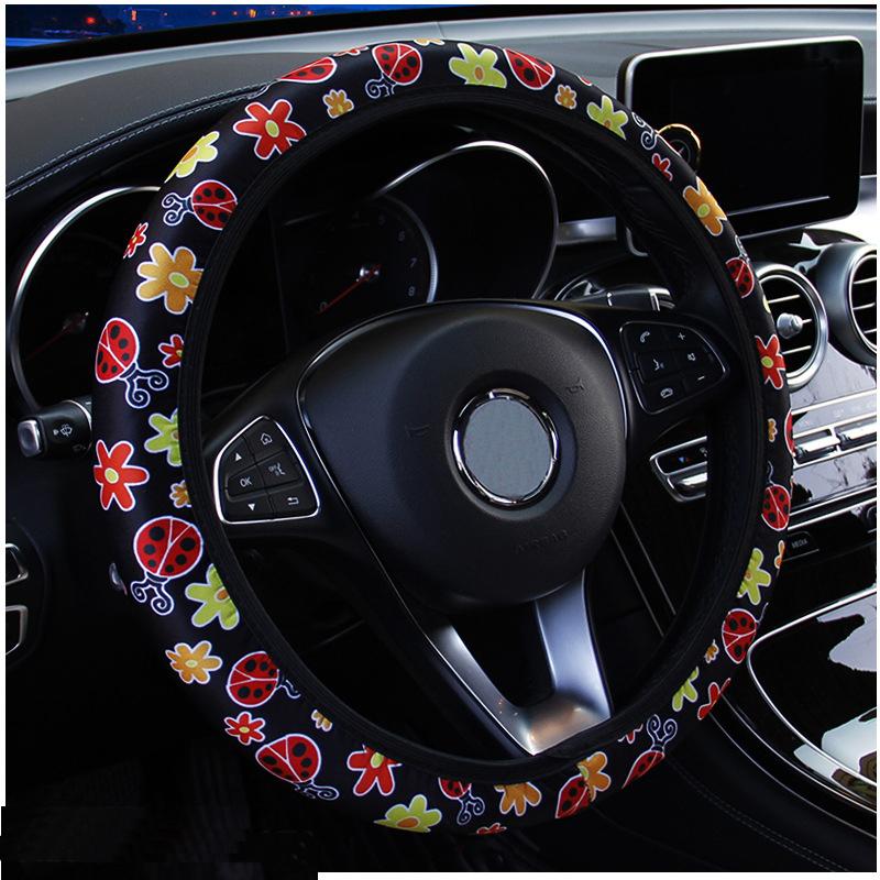 Steering Wheel Covers Universal Car Cover Beetle Print Suitable Car-styling Auto Steering-Wheel Accessories
Steering Wheel Covers Universal Car Cover Beetle Print Suitable Car-styling Auto Steering-Wheel Accessories