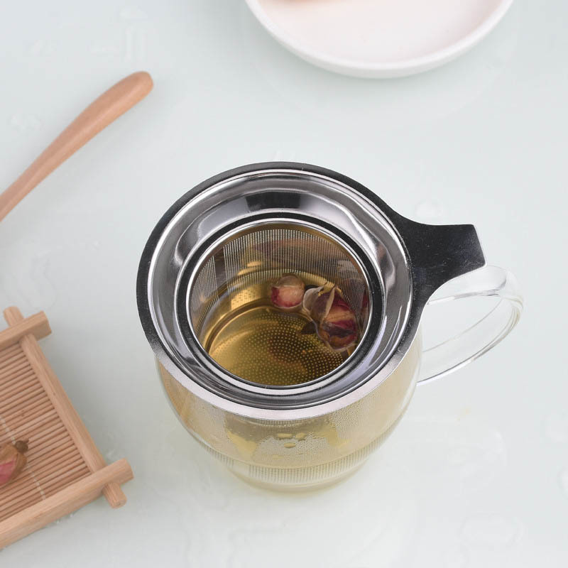 Reusable Tea Strainer Loose Tea Leaf Spice Filter Tea Infuser Stainless Steel Teapot Accessories Fine Mesh Drinkware