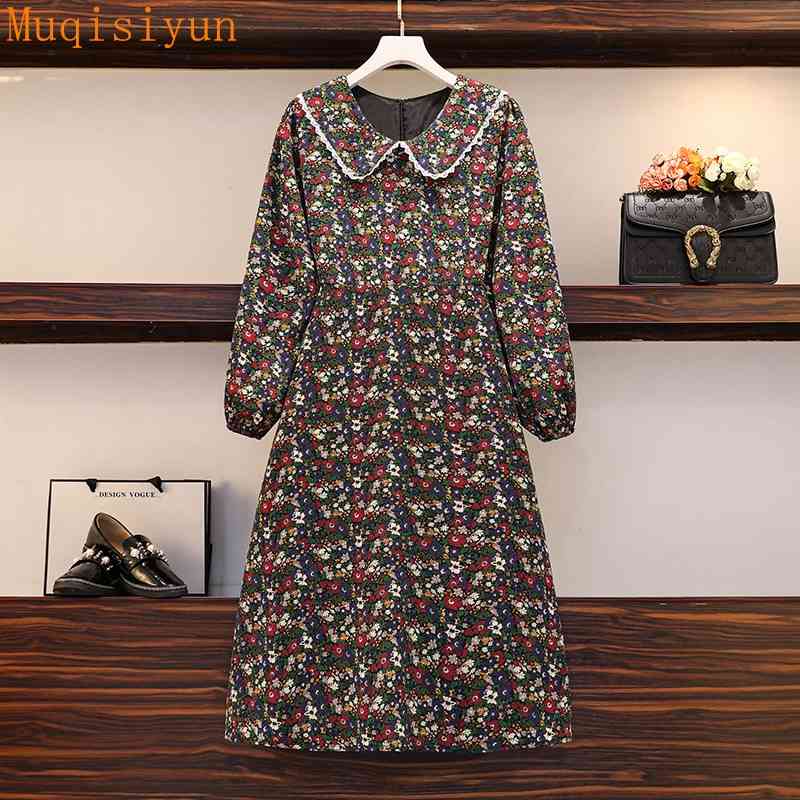 Spring Dress For Women Long Sleeves Floral Casual Loose Back Bow Female es Woman Clothing Plus size 4XL 210428, Beige
Spring Dress For Women Long Sleeves Floral Casual Loose Back Bow Female es Woman Clothing Plus size 4XL 210428, Beige