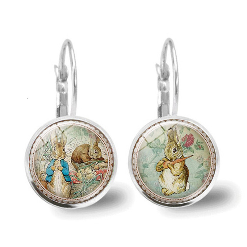 Earring accessories Peter Rabbit time earrings Earrings, Silver
Earring accessories Peter Rabbit time earrings Earrings, Silver