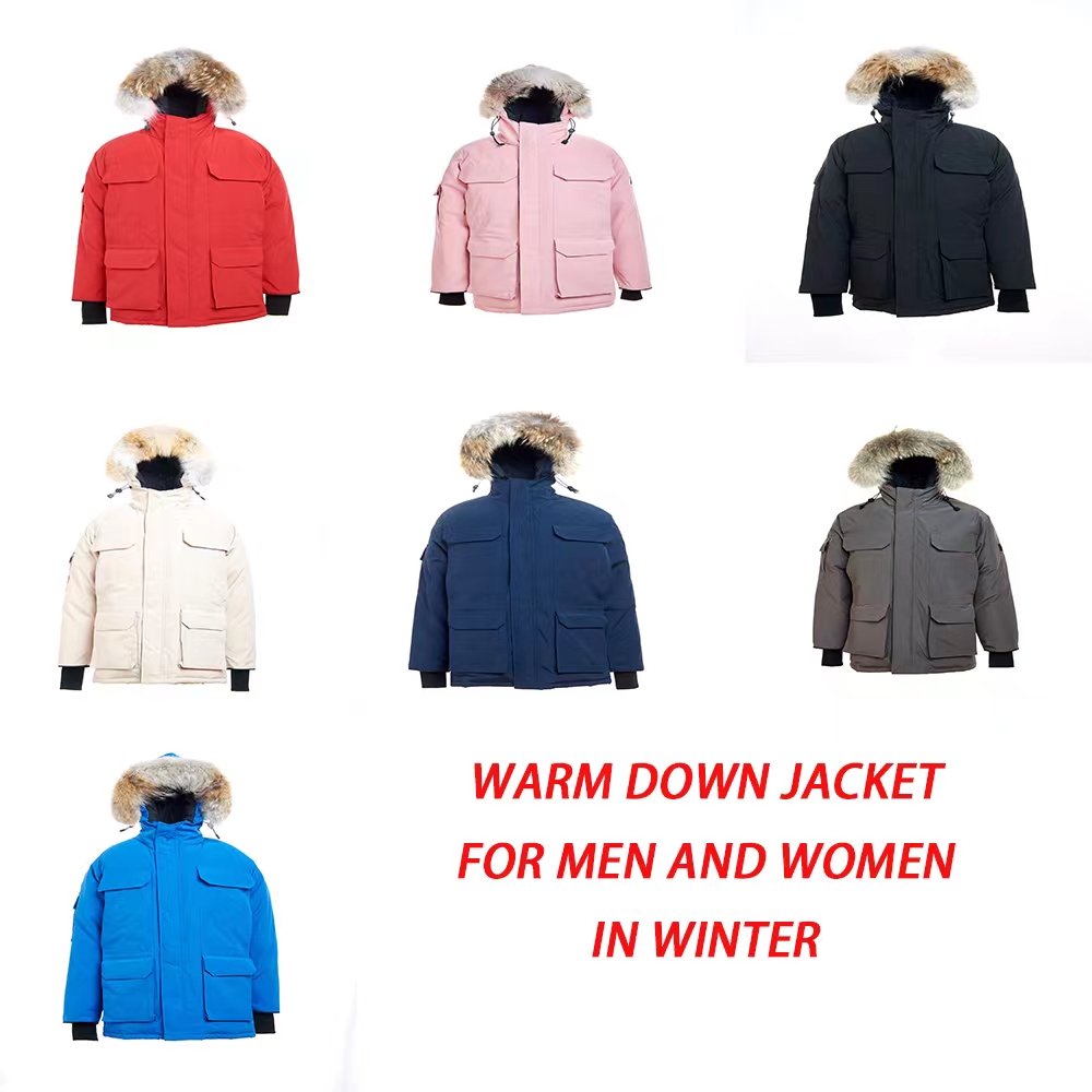 Winter outdoor leisure down jacket Sky Black and white azure Graphite Grey Blue Fashion adventure hat collar warm real wolf hair detachable S-XXL
Winter outdoor leisure down jacket Sky Black and white azure Graphite Grey Blue Fashion adventure hat collar warm real wolf hair detachable S-XXL