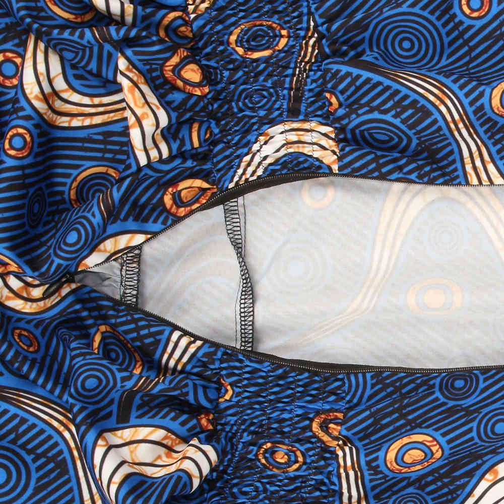 MD Plus Size Sleeveless Dress New African Clothes Ankara Dashiki Print Dress Fashion Party Dresses for Women Robe Africaine 210408