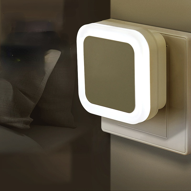 Led Night Light Children Sleeping Bedside Lamp Bedroom Room Lamp Plug In Electric Light Control Induction Night Light Dormitory Artifact