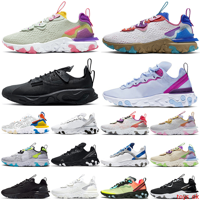 Hot Selling Epic react 87 vision element 55 mens shoes womens trainers triple black ceramic Iridescent White sports sneakers
Hot Selling Epic react 87 vision element 55 mens shoes womens trainers triple black ceramic Iridescent White sports sneakers