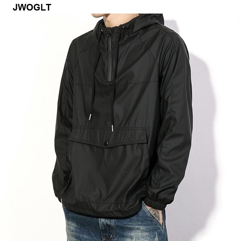 Spring Autumn Fashion Design Pullover Hooded Jacket Long Sleeve Black Coats Outwear Brand Clothing 4XL 5XL Men's Jackets
