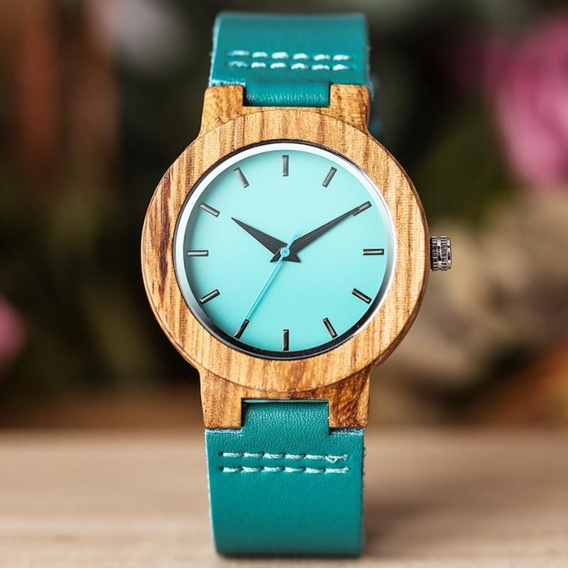 Wristwatches Turquoise Blue Wood Watch Fashion Women Quartz Wooden Watches Modern Bamboo Lady Leather Band Clock Top Gifts Luxury Reloj, For men
Wristwatches Turquoise Blue Wood Watch Fashion Women Quartz Wooden Watches Modern Bamboo Lady Leather Band Clock Top Gifts Luxury Reloj, For men