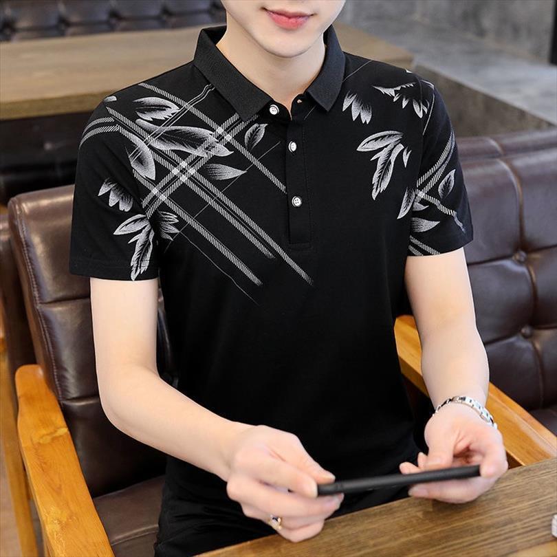 summer printing tees men polo turn down collar cotton slim fit 4 colors short sleeves plus size, White;black
summer printing tees men polo turn down collar cotton slim fit 4 colors short sleeves plus size, White;black