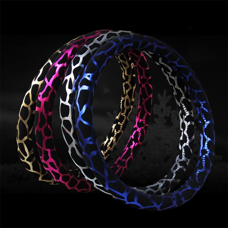 Steering Wheel Covers Shiny Leopard Print Design Car Cover Universal 37-38cm Styling Fit Women Girls Lady
Steering Wheel Covers Shiny Leopard Print Design Car Cover Universal 37-38cm Styling Fit Women Girls Lady