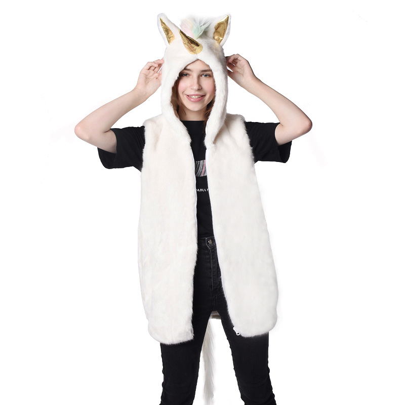 Unicorn Fur All-in-one Mid-length Plush Coat Rex Rabbit Fur Imitation, Black
Unicorn Fur All-in-one Mid-length Plush Coat Rex Rabbit Fur Imitation, Black