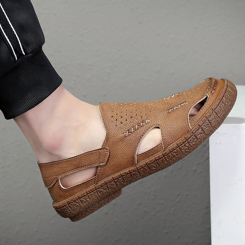 Summer Genuine Leather Men Casual Shoes Handmade Slip-on Men Loafers Luxury Brand Sandals Platform Driving Shoes Plus Size 38-46, Red;white
Summer Genuine Leather Men Casual Shoes Handmade Slip-on Men Loafers Luxury Brand Sandals Platform Driving Shoes Plus Size 38-46, Red;white