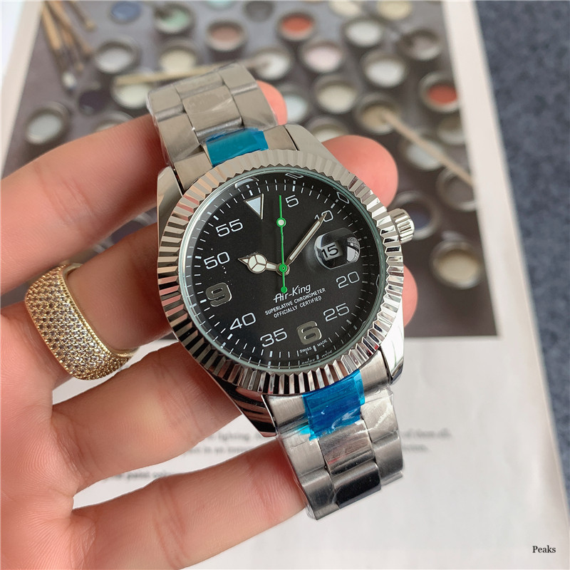 40mm size Three stitches working Mens Watch Luxury Watches With Calendar Metal Strap Top Brand rol Quartz Wristwatch for men High Quality Men's gift
40mm size Three stitches working Mens Watch Luxury Watches With Calendar Metal Strap Top Brand rol Quartz Wristwatch for men High Quality Men's gift