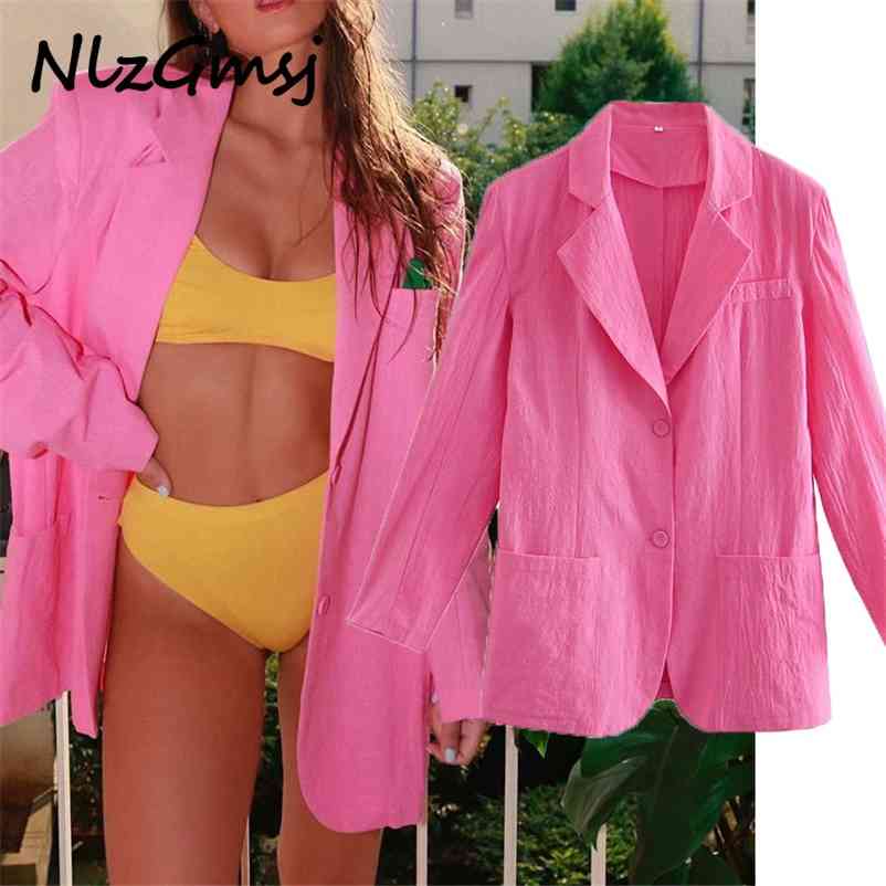 Blazer Women Solid Casual Thin Cotton Fashion Long Sleeve Elegant Jacket Ladies Work Wear Suits 210628, As picture
Blazer Women Solid Casual Thin Cotton Fashion Long Sleeve Elegant Jacket Ladies Work Wear Suits 210628, As picture