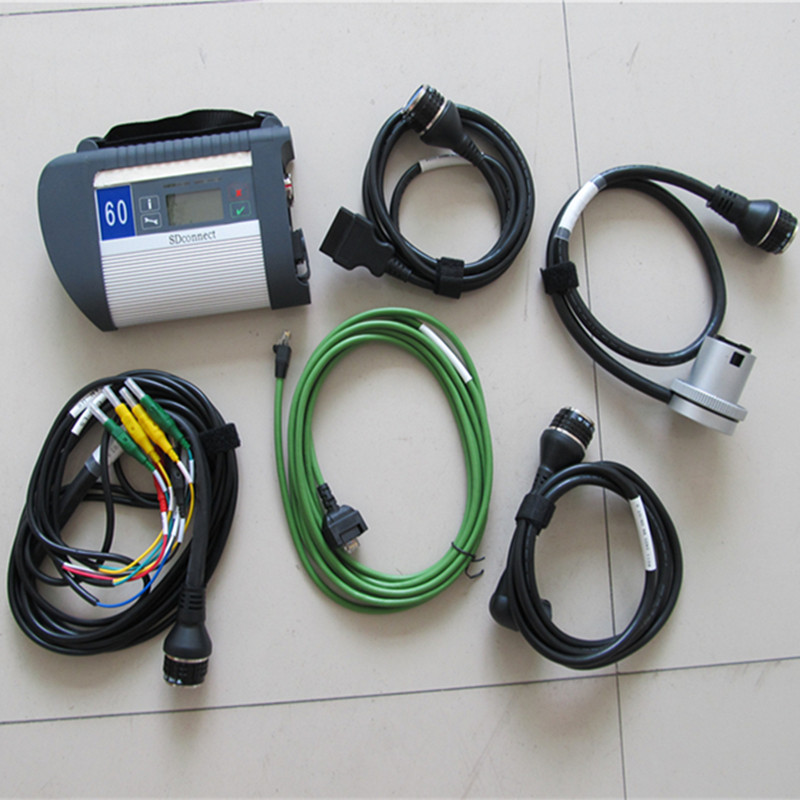 Popular MB Star C4 Diagnostic Tool Full Chip SD Connect C4 Multiplexer Car Tool V2023.09 xentry dts hht