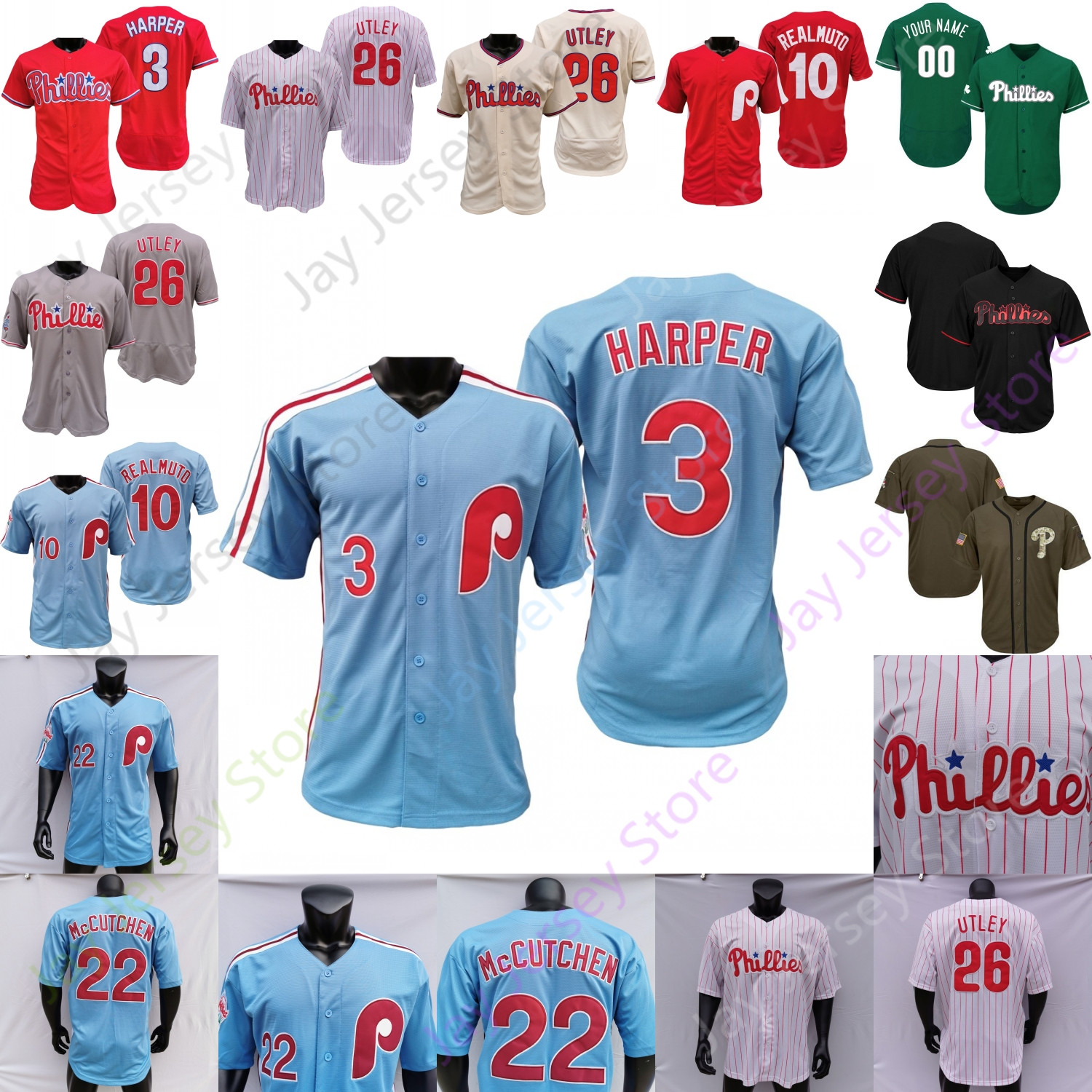2021 Alec Bohm Jersey Harper J. T. Realmuto Rhys Hoskins Aaron Nola Didi Gregorius McCutchen Zack Wheeler Chase Anderson Zach Eflin Matt Moore Roman Quinn Miller, Black fashion
2021 Alec Bohm Jersey Harper J. T. Realmuto Rhys Hoskins Aaron Nola Didi Gregorius McCutchen Zack Wheeler Chase Anderson Zach Eflin Matt Moore Roman Quinn Miller, Black fashion