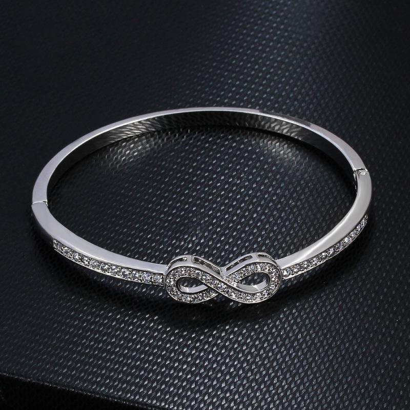 Bangle MOFLO 2021 Micro Cubic Zircon Infinity Crystal Rhinestone Number Eight Bracelet For Women
Bangle MOFLO 2021 Micro Cubic Zircon Infinity Crystal Rhinestone Number Eight Bracelet For Women