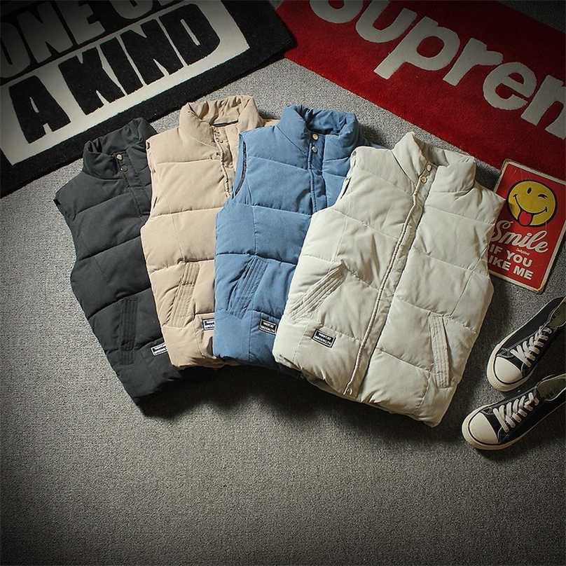 4 Colors Autumn Winter Sleeveless Jacket Mandarin Collar Warm Thick Cotton Vest Men's Casual Outwear Waistcoat Plus Size 5XL 211111, Beige vest
4 Colors Autumn Winter Sleeveless Jacket Mandarin Collar Warm Thick Cotton Vest Men's Casual Outwear Waistcoat Plus Size 5XL 211111, Beige vest