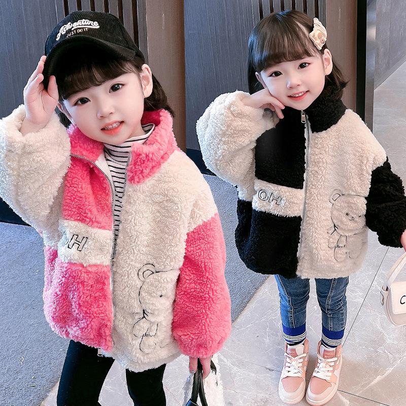 Jackets Girls Kids Coat Jacket Outwear 2021 Warm Plus Thicken Velvet Winter Top Cotton School Overcoat Children's Clothing, Pink
Jackets Girls Kids Coat Jacket Outwear 2021 Warm Plus Thicken Velvet Winter Top Cotton School Overcoat Children's Clothing, Pink