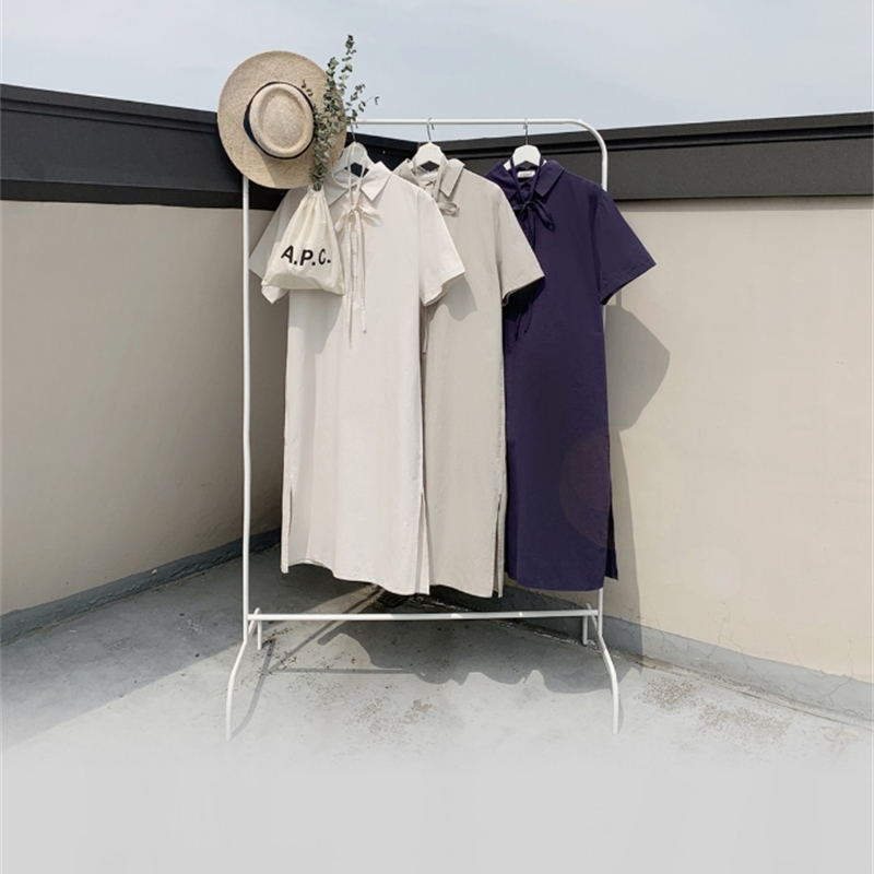 S-XL Plus Size Summer Girls Oversize Party cotton Female Vintage Dress white Short Sleeve Women Dresses Robe Vestido 210417Z