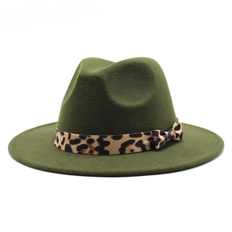Wide Brim Hats Leopard Grain Hook Fedora Hat Jazz For Women And Men Elegant Fashion Panama Monochrome, 01
Wide Brim Hats Leopard Grain Hook Fedora Hat Jazz For Women And Men Elegant Fashion Panama Monochrome, 01