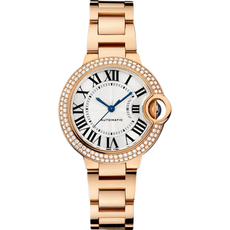 Women's watch fully automatic mechanical movement case inlaid with natural artificial diamond exquisite luxury, Colour6
Women's watch fully automatic mechanical movement case inlaid with natural artificial diamond exquisite luxury, Colour6
