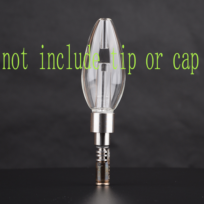 Thick glass water pipe bubbler accessary for dynavap
