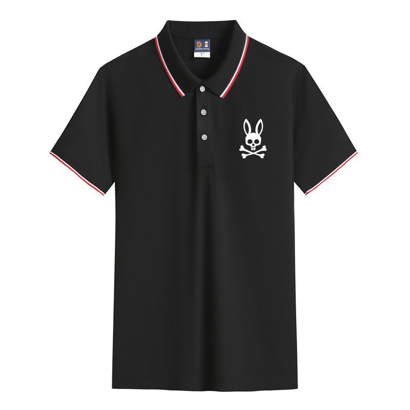 Men' Polos Summer Logo Psycho Brand Solid Mens Shirts With Short Sleeve Turn Down Collar Casual Tops Fashions Men Clothing, Black
Men' Polos Summer Logo Psycho Brand Solid Mens Shirts With Short Sleeve Turn Down Collar Casual Tops Fashions Men Clothing, Black