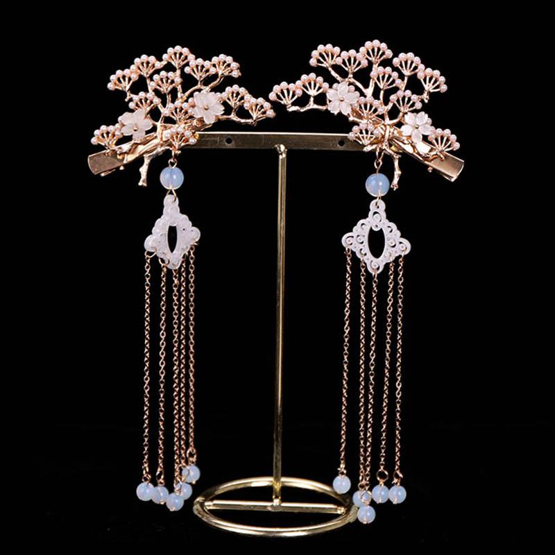 Hair Clips & Barrettes FORSEVEN Delicate Long Tassel Beads Headpieces Hairpin Women Bride Noiva Chinese Wedding Party Jewelry Headbands, Golden;silver
Hair Clips & Barrettes FORSEVEN Delicate Long Tassel Beads Headpieces Hairpin Women Bride Noiva Chinese Wedding Party Jewelry Headbands, Golden;silver