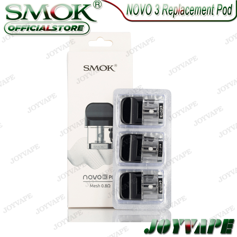 SMOK NOVO 3 Replacement Pod Cartridge 2ml inbuilt Meshed Coil 0.8ohm Side Fill System Push-Fit Connection Design for NOVO3 Kit 100% Original
SMOK NOVO 3 Replacement Pod Cartridge 2ml inbuilt Meshed Coil 0.8ohm Side Fill System Push-Fit Connection Design for NOVO3 Kit 100% Original