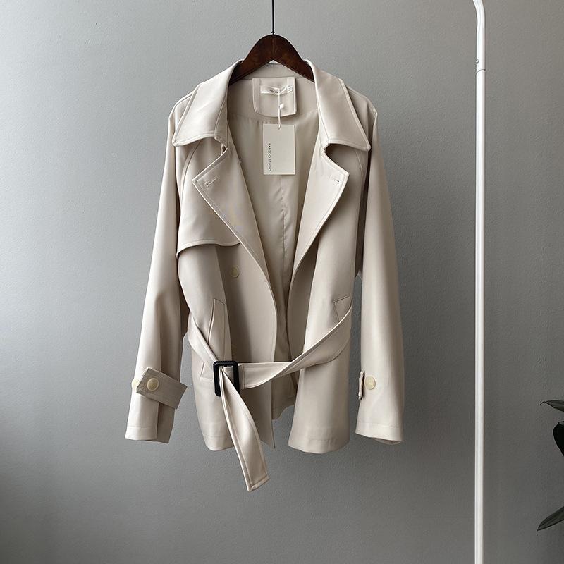 Women's Trench Coats Korean Style Loose Short Women Coat Fashin Casual Turn Down Collar Single Breasted 2021 Spring Female Windbreaker, Beige
Women's Trench Coats Korean Style Loose Short Women Coat Fashin Casual Turn Down Collar Single Breasted 2021 Spring Female Windbreaker, Beige