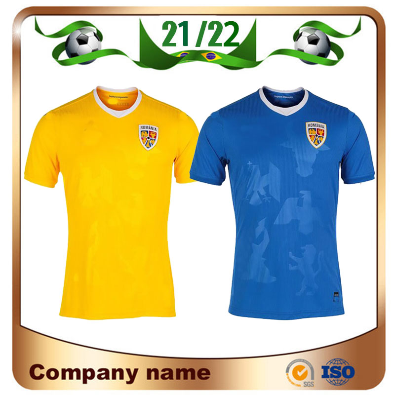 2021 Romania Soccer Jersey 21/22 Home yellow Alexandru Cicaldau Ianis Hagi Dennis football shirts Away Blue Man national team uniforms
2021 Romania Soccer Jersey 21/22 Home yellow Alexandru Cicaldau Ianis Hagi Dennis football shirts Away Blue Man national team uniforms